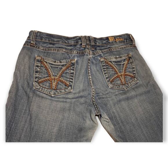 KUT from The Kloth Denim Blue Boot Cut Jeans - Women's Size 8 Petite - Picture 4 of 6